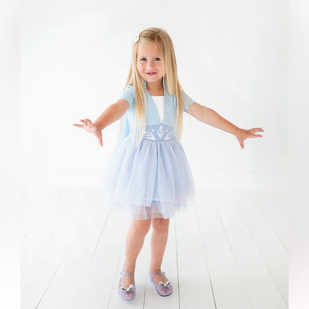 Taylor Joelle Crystal Blue with Cape
